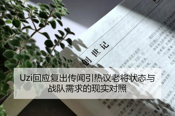 Uzi回应复出传闻引热议老将状态与战队需求的现实对照